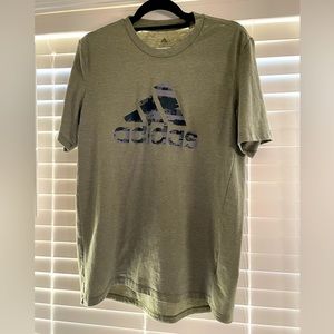 Adidas Men’s Prime Green Drifit Cotton SS T-Shirt Size M
